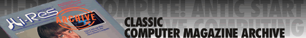 Classic Computer Magazine Archive